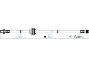 APEC braking HOS3739 stabdžių žarnelė 
 Stabdžių sistema -> Stabdžių žarnelės
8200129954, 8200500000, 8200597210