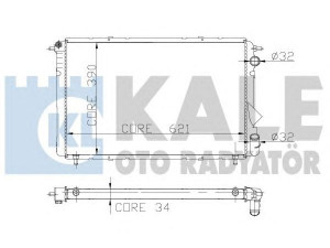 KALE OTO RADYATÖR 217300 radiatorius, variklio aušinimas 
 Aušinimo sistema -> Radiatorius/alyvos aušintuvas -> Radiatorius/dalys
6025101338, 60 25 101 338