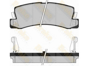 Brake ENGINEERING PA534 stabdžių trinkelių rinkinys, diskinis stabdys 
 Techninės priežiūros dalys -> Papildomas remontas
0446612020, 0446612030, 0446612031