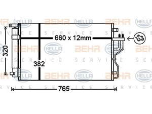 HELLA 8FC 351 343-091 kondensatorius, oro kondicionierius 
 Oro kondicionavimas -> Kondensatorius
97606-2S500