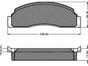 BSF 10281 stabdžių trinkelių rinkinys, diskinis stabdys 
 Techninės priežiūros dalys -> Papildomas remontas
1575789, 1579804, 1579806, 1591140