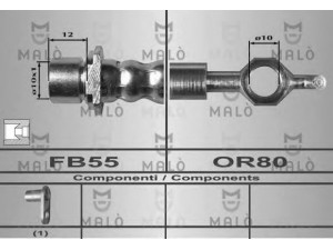 MAL? 80404 stabdžių žarnelė 
 Stabdžių sistema -> Stabdžių žarnelės
9094702C24