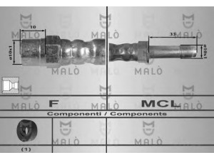 MAL? 80215 stabdžių žarnelė 
 Stabdžių sistema -> Stabdžių žarnelės
30665463, 30714821, 9169140