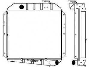 SAKURA  Automotive 1242-0303 radiatorius, variklio aušinimas