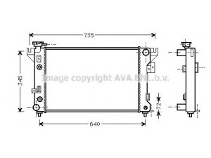 AVA QUALITY COOLING CR2032 radiatorius, variklio aušinimas 
 Aušinimo sistema -> Radiatorius/alyvos aušintuvas -> Radiatorius/dalys
4682075, 5500517701
