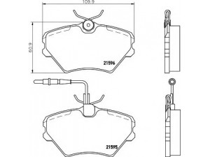 HELLA 8DB 355 018-191 stabdžių trinkelių rinkinys, diskinis stabdys 
 Techninės priežiūros dalys -> Papildomas remontas
7701203967, 7701204670