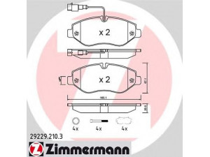 ZIMMERMANN 29229.210.3 stabdžių trinkelių rinkinys, diskinis stabdys 
 Techninės priežiūros dalys -> Papildomas remontas
D1060-MB200, D1060-MB600, D1060-MB60A