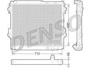 DENSO DRM50075 radiatorius, variklio aušinimas 
 Aušinimo sistema -> Radiatorius/alyvos aušintuvas -> Radiatorius/dalys
1640051040