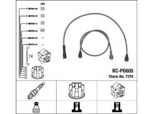 NGK 7376 uždegimo laido komplektas 
 Kibirkšties / kaitinamasis uždegimas -> Uždegimo laidai/jungtys
5967.A6, 5967.KO, 5967.A6, 5967.KO