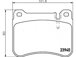 HELLA PAGID 8DB 355 006-541 stabdžių trinkelių rinkinys, diskinis stabdys 
 Techninės priežiūros dalys -> Papildomas remontas
0044205120, A0044205120
