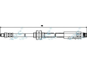 APEC braking HOS3409 stabdžių žarnelė 
 Stabdžių sistema -> Stabdžių žarnelės
4806A6, 1484536080, 1484536080