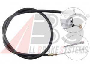 A.B.S. K13447 trosas, stovėjimo stabdys 
 Stabdžių sistema -> Valdymo svirtys/trosai
46430-87208-000