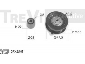 TREVI AUTOMOTIVE KD1206 paskirstymo diržo komplektas 
 Techninės priežiūros dalys -> Papildomas remontas
028198119E, 028198119E, 028198119E