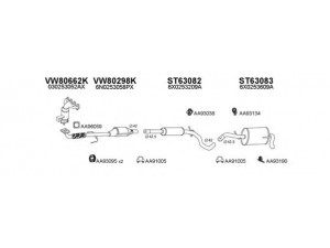 VENEPORTE 630009 išmetimo sistema 
 Išmetimo sistema -> Išmetimo sistema, visa