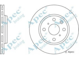 APEC braking DSK2411 stabdžių diskas 
 Dviratė transporto priemonės -> Stabdžių sistema -> Stabdžių diskai / priedai
4246F0, 4246J0, 424954, 424955