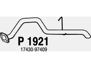 FENNO P1921 išleidimo kolektorius 
 Išmetimo sistema -> Išmetimo vamzdžiai
17430-97409