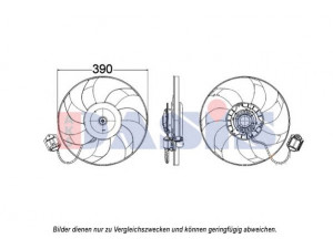 AKS DASIS 158099N ventiliatorius, radiatoriaus 
 Aušinimo sistema -> Oro aušinimas
1341096, 22915714