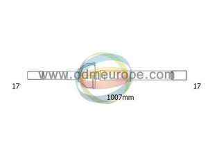 ODM-MULTIPARTS 18-261030 kardaninis velenas 
 Ratų pavara -> Kardaninis velenas
