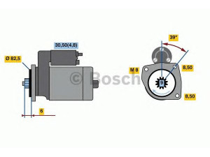 BOSCH 0 001 121 034 starteris 
 Elektros įranga -> Starterio sistema -> Starteris
001 911 023 C, 001 911 023 C, 001 911 023 C