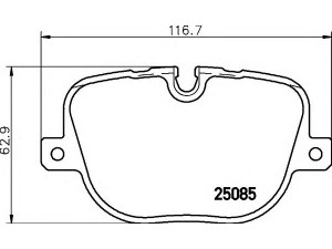 HELLA 8DB 355 015-451 stabdžių trinkelių rinkinys, diskinis stabdys 
 Techninės priežiūros dalys -> Papildomas remontas
LR015577, LR025739