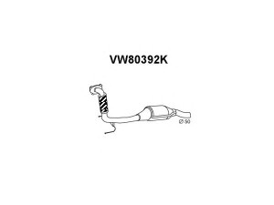 VENEPORTE VW80392K katalizatoriaus keitiklis 
 Išmetimo sistema -> Katalizatoriaus keitiklis
6X0253208HX, 6X0253208KV, 6X0253208KX