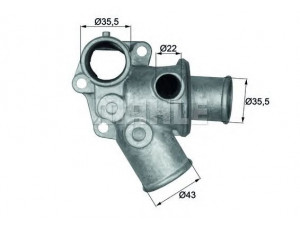 MAHLE ORIGINAL TI 108 82D termostatas, aušinimo skystis 
 Aušinimo sistema -> Termostatas/tarpiklis -> Thermostat
46455054