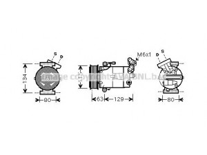 AVA QUALITY COOLING RTK384 kompresorius, oro kondicionierius 
 Oro kondicionavimas -> Kompresorius/dalys
92600JD000, 8200356576, 8200669284
