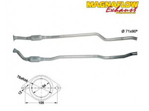 MAGNAFLOW 80947D katalizatoriaus keitiklis 
 Išmetimo sistema -> Katalizatoriaus keitiklis
1705GX