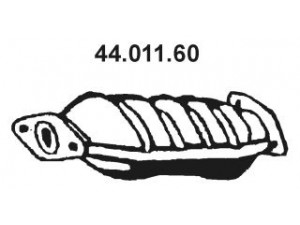 EBERSPÄCHER 44.011.60 katalizatoriaus keitiklis 
 Išmetimo sistema -> Katalizatoriaus keitiklis
20800-70J26, 20800-74C28, B0800-99B05