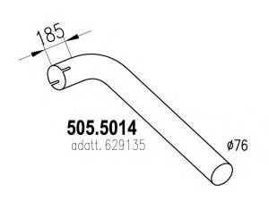 ASSO 505.5014 išleidimo kolektorius
629135