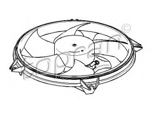 TOPRAN 721 538 ventiliatorius, radiatoriaus 
 Aušinimo sistema -> Oro aušinimas
1253 C8, 1253 C8