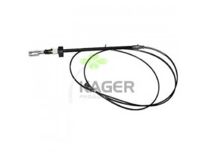 KAGER 19-6285 trosas, stovėjimo stabdys 
 Stabdžių sistema -> Valdymo svirtys/trosai
9014202285, 2D0609701B