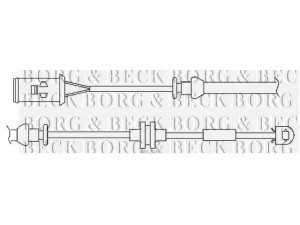 BORG & BECK BWL3024 įspėjimo kontaktas, stabdžių trinkelių susidėvėjimas 
 Stabdžių sistema -> Susidėvėjimo indikatorius, stabdžių trinkelės
13153473, 6235674
