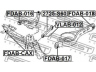 FEBEST VLAB-012 valdymo svirties/išilginių svirčių įvorė
1377449, 31262127, 31262930
