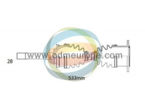 ODM-MULTIPARTS 18-082400 kardaninis velenas 
 Ratų pavara -> Kardaninis velenas
MR276870