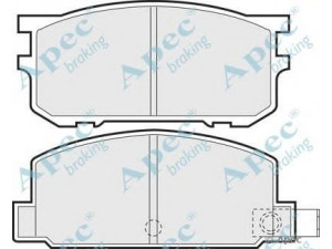 APEC braking PAD349 stabdžių trinkelių rinkinys, diskinis stabdys
725191110