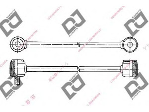 DJ PARTS DL1116 šarnyro stabilizatorius 
 Ašies montavimas/vairavimo mechanizmas/ratai -> Stabilizatorius/fiksatoriai -> Savaime išsilyginanti atrama
2113200889, 2113203389