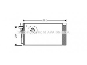 AVA QUALITY COOLING BWA5273 kondensatorius, oro kondicionierius