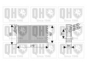 QUINTON HAZELL QHR2149 šilumokaitis, salono šildymas 
 Šildymas / vėdinimas -> Šilumokaitis
1J1 819 031A, 1J1 819 031B, 1J1 819 031A