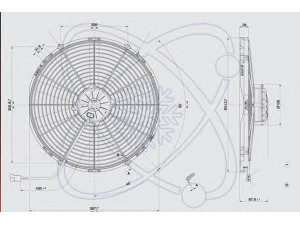 ELECTRO AUTO 32D0037 ventiliatorius, radiatoriaus