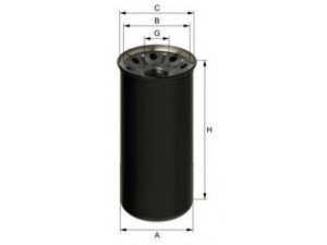 UNIFLUX FILTERS XH336 alyvos filtras