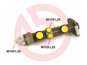 BREMBO M 23 095 pagrindinis cilindras, stabdžiai 
 Stabdžių sistema -> Pagrindinis stabdžių cilindras
4321590, 4331590, 4373550, 4373590