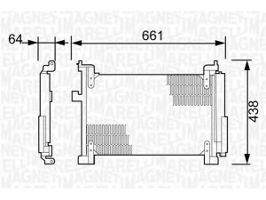 MAGNETI MARELLI 350203498000 kondensatorius, oro kondicionierius 
 Oro kondicionavimas -> Kondensatorius
51751451, 71751113