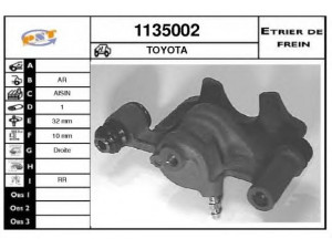 SNRA 1135002 stabdžių apkaba 
 Dviratė transporto priemonės -> Stabdžių sistema -> Stabdžių apkaba / priedai
4773032050