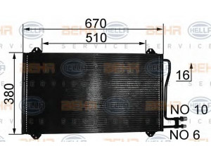 HELLA 8FC 351 037-161 kondensatorius, oro kondicionierius 
 Oro kondicionavimas -> Kondensatorius
901 500 04 54, 901 500 05 54, A 901 500 04 54