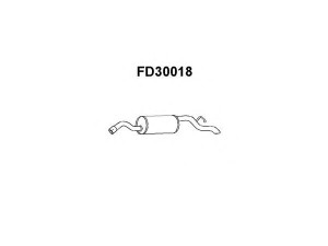 VENEPORTE FD30018 galinis duslintuvas 
 Išmetimo sistema -> Duslintuvas
1076535, 1496897, 6567013, 6567019
