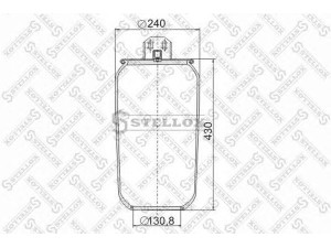 STELLOX 90-78030-SX dėklas, pneumatinė pakaba
20427803