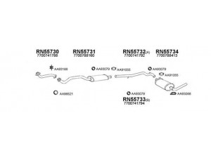 VENEPORTE 550209 išmetimo sistema 
 Išmetimo sistema -> Išmetimo sistema, visa