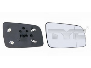 TYC 325-0016-1 veidrodėlio stiklas, išorinis veidrodėlis 
 Kėbulas -> Keleivių kabina -> Veidrodėlis
6428736, 9130905