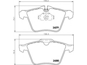 HELLA 8DB 355 016-291 stabdžių trinkelių rinkinys, diskinis stabdys 
 Techninės priežiūros dalys -> Papildomas remontas
02C2Z14096, 2C2Z14096